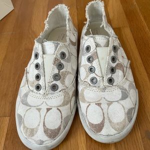 Coach slip ons
